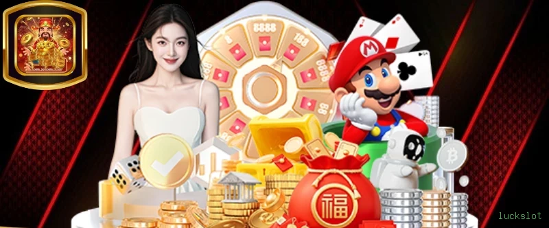 Plataforma completa da luckslot com todos os jogos